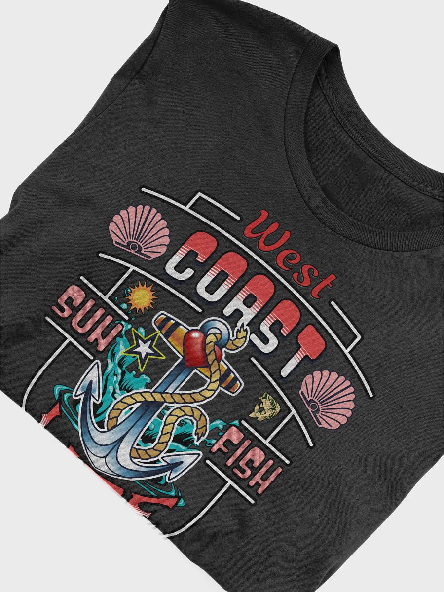 West Coast Life Sun Fish T-Shirt product image (3)