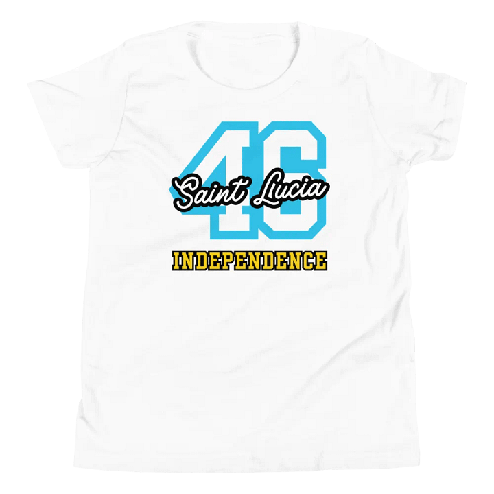 Saint Lucia Independence 46 Youth T-shirt product image (21)