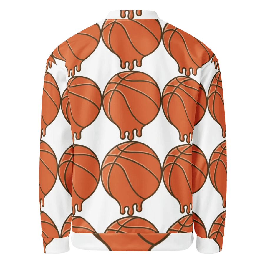Melting Basketball All-Over Print Bomber Jacket product image (3)
