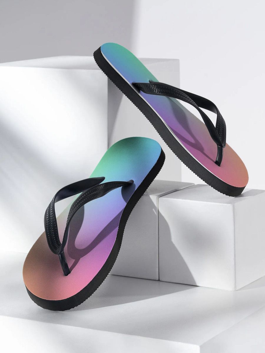 Rainbow Fusion Flip Flops product image (3)