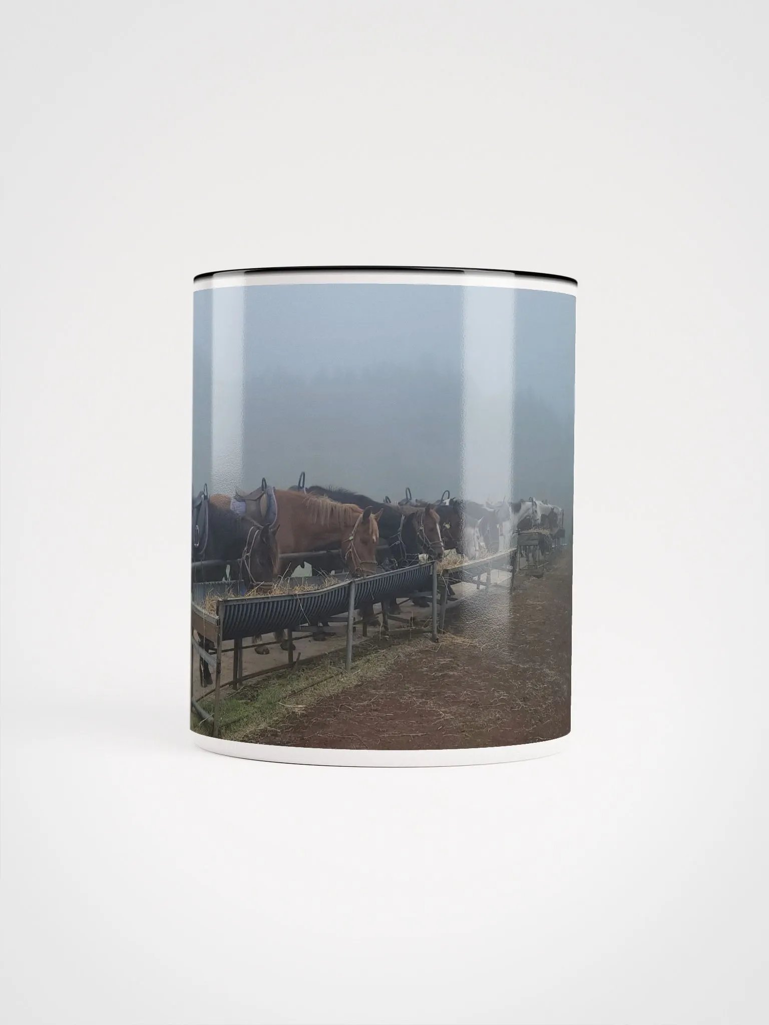 Jeju Island Unesco fog Korean horses resting product image (10)
