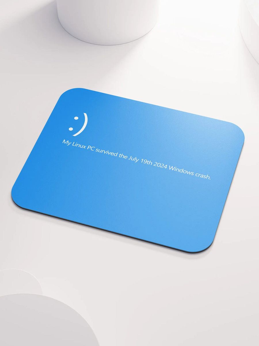 My Linux PC Survived Mouse Pad product image (3)