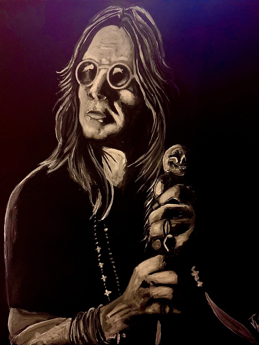 Ozzy Osbourne Tribute Painting Canvas Prints product image (8)