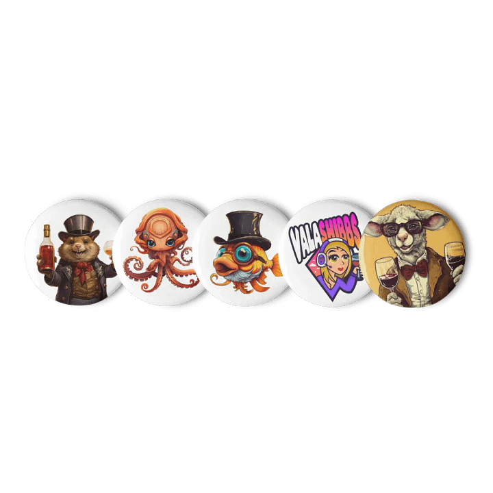 ValaShibbs Mascot Buttons product image (2)