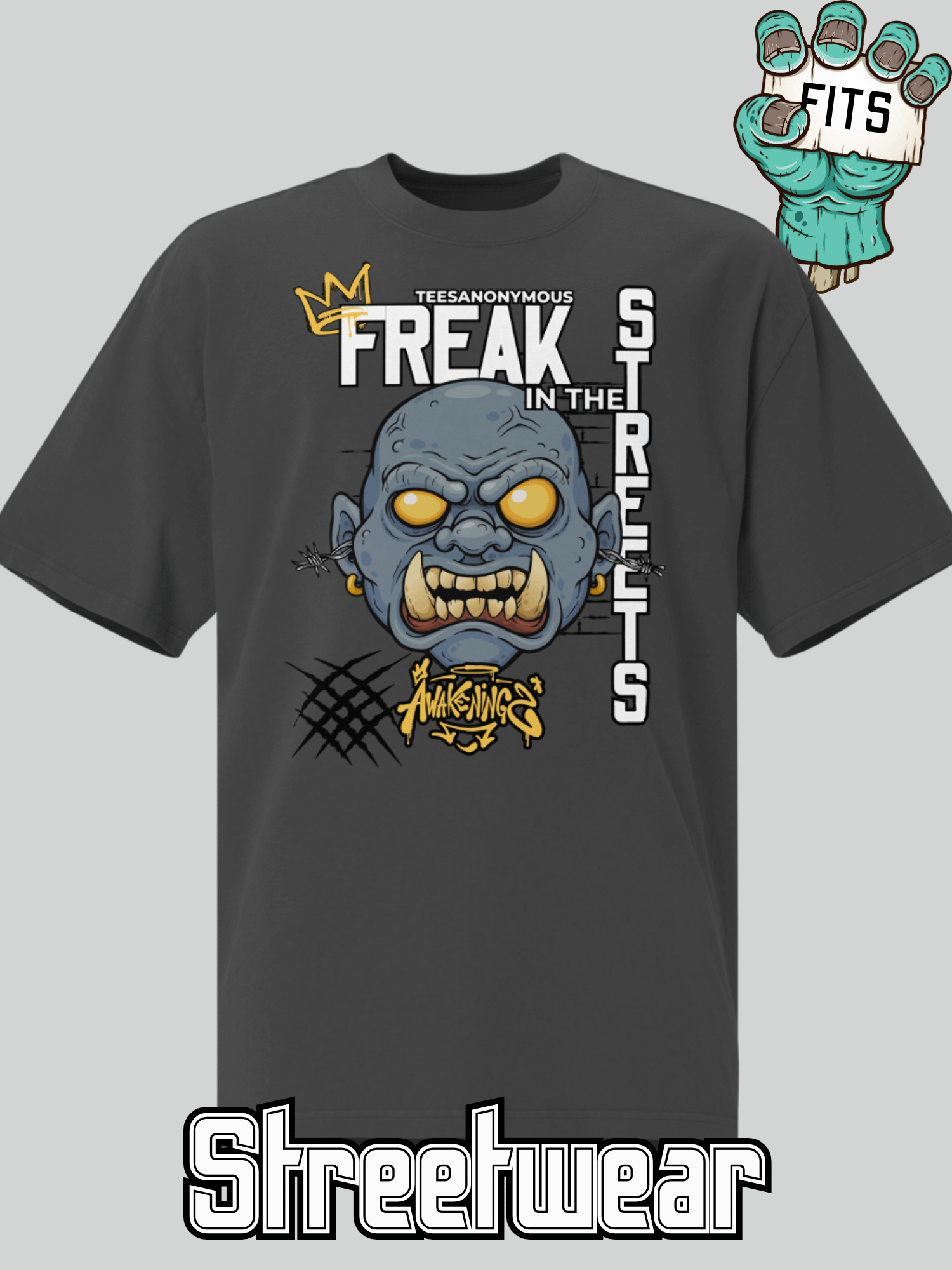 Streetwear Graphic Tee – Beast by Freak in the Streets product image (1)