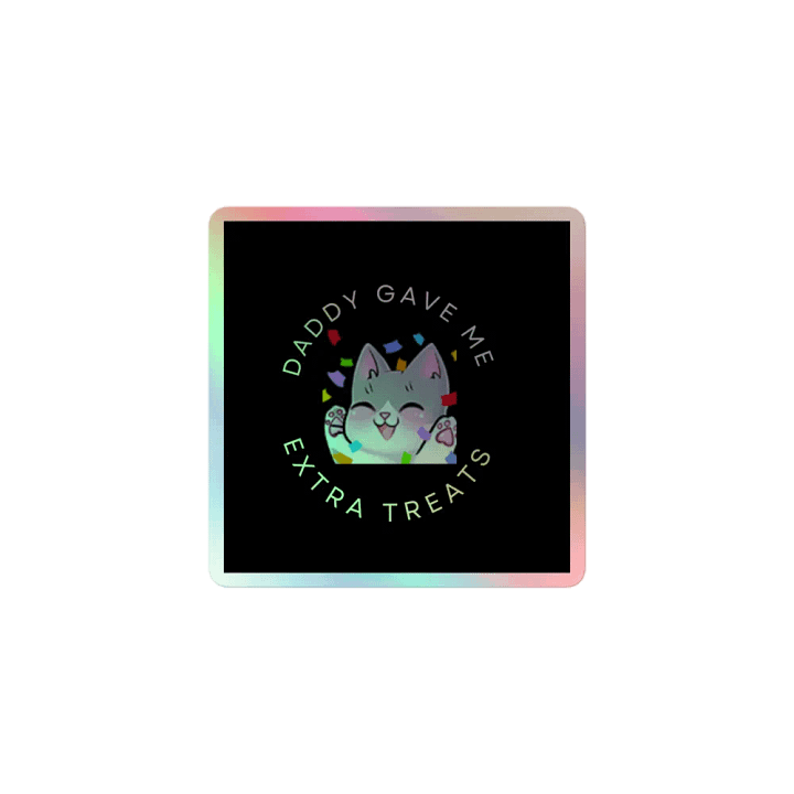 Daddy's Treats Holographic Sticker Sheet product image (1)