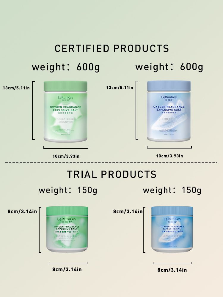 ACTIVE OXYGEN PURIFICATION EXPLOSIVE SALT Stain Removal and Whitening Odor Removal 600g product image (7)
