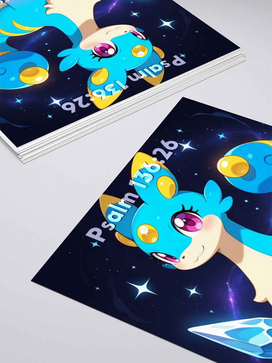 Bible Cuties Tina - His mercy endureth forever Sticker product image (7)