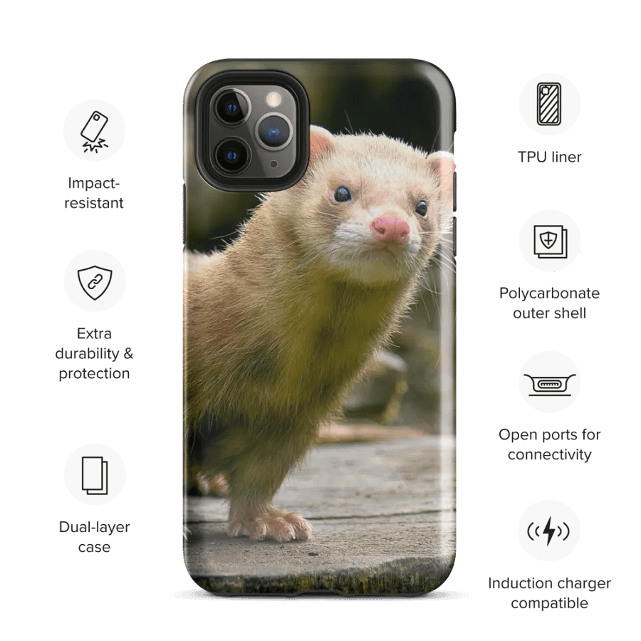 Ferret Pet Fan Phone Case for Animal Lovers product image (35)