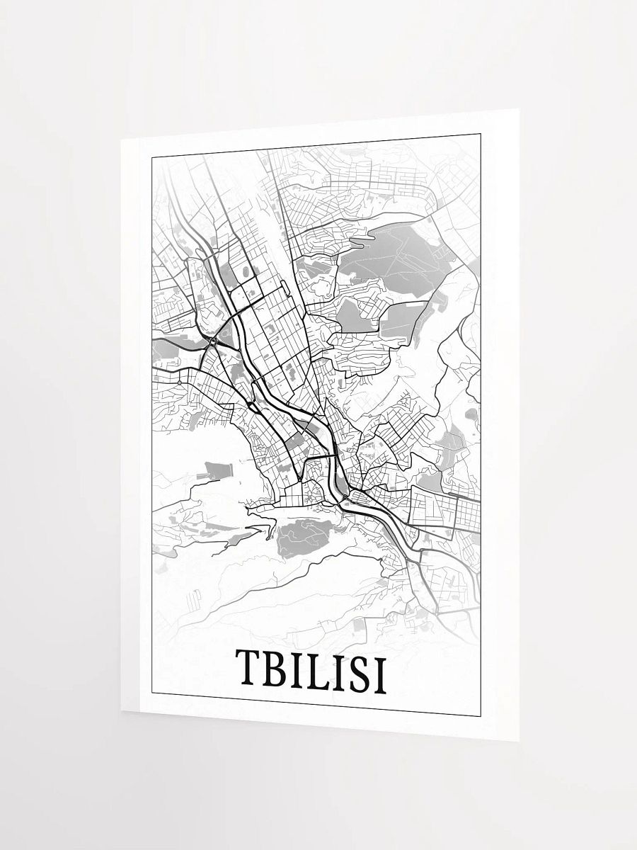 Tbilisi, Georgia, city map print product image (10)