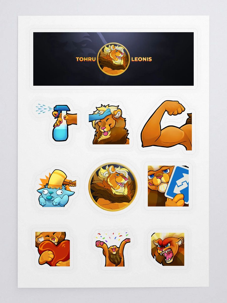 Emote and Logo Sticker Sheet product image (3)
