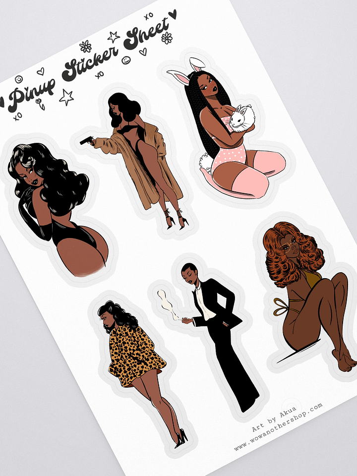 Pinup Sticker Sheet product image (1)