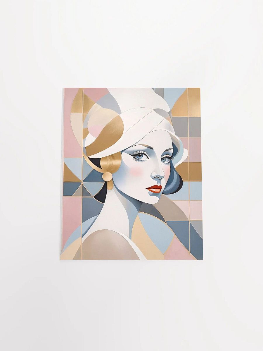 Lady Pastel - Poster - Small and Standard Sizes - 8x10-11x14-12x16-16x20 Inches product image (15)