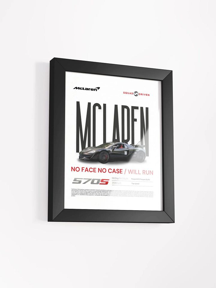 MCLAREN 570S FRAMED POSTER product image (15)