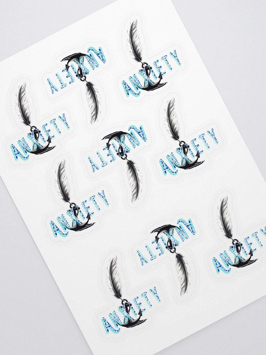Anxiety Kiss Cut Sticker Sheet product image (1)