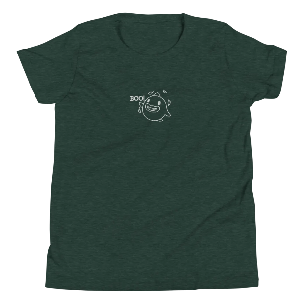 Boo! Embroidered Youth Tee product image (10)
