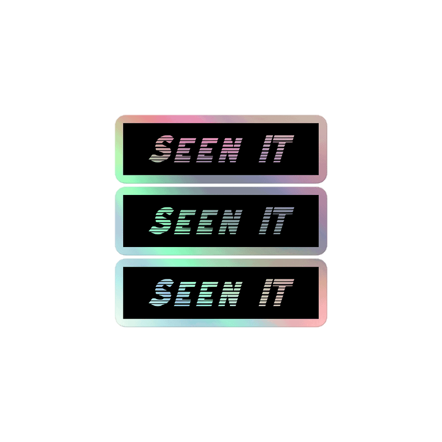 Seen IT Holographic Sticker product image (1)