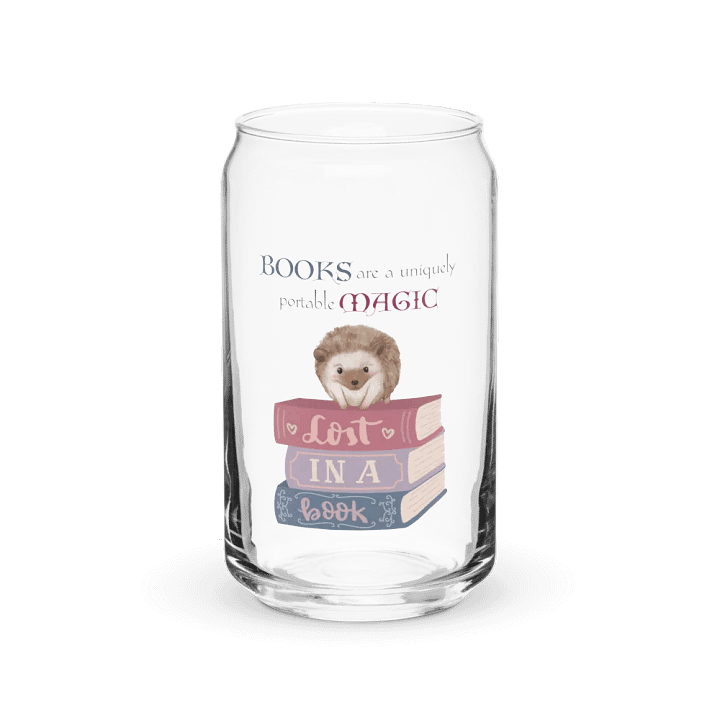 Lost in a Book Can-Shaped Glass product image (2)