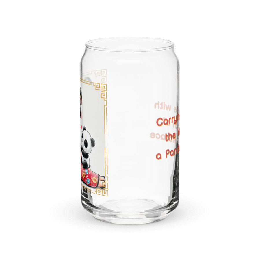 Chinese Pregnant Mom Can-Shaped Glass product image (3)