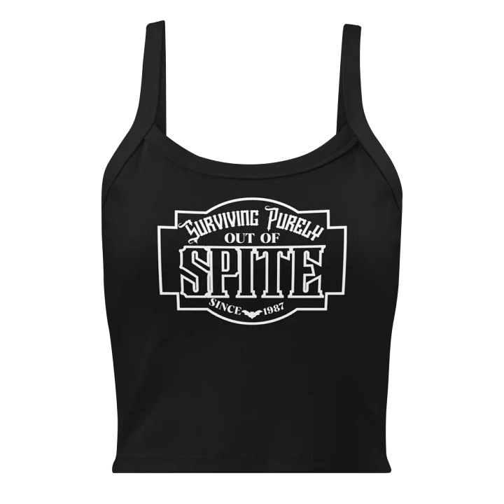Surviving Purely Out Of Spite Ribbed Tank Top product image (1)