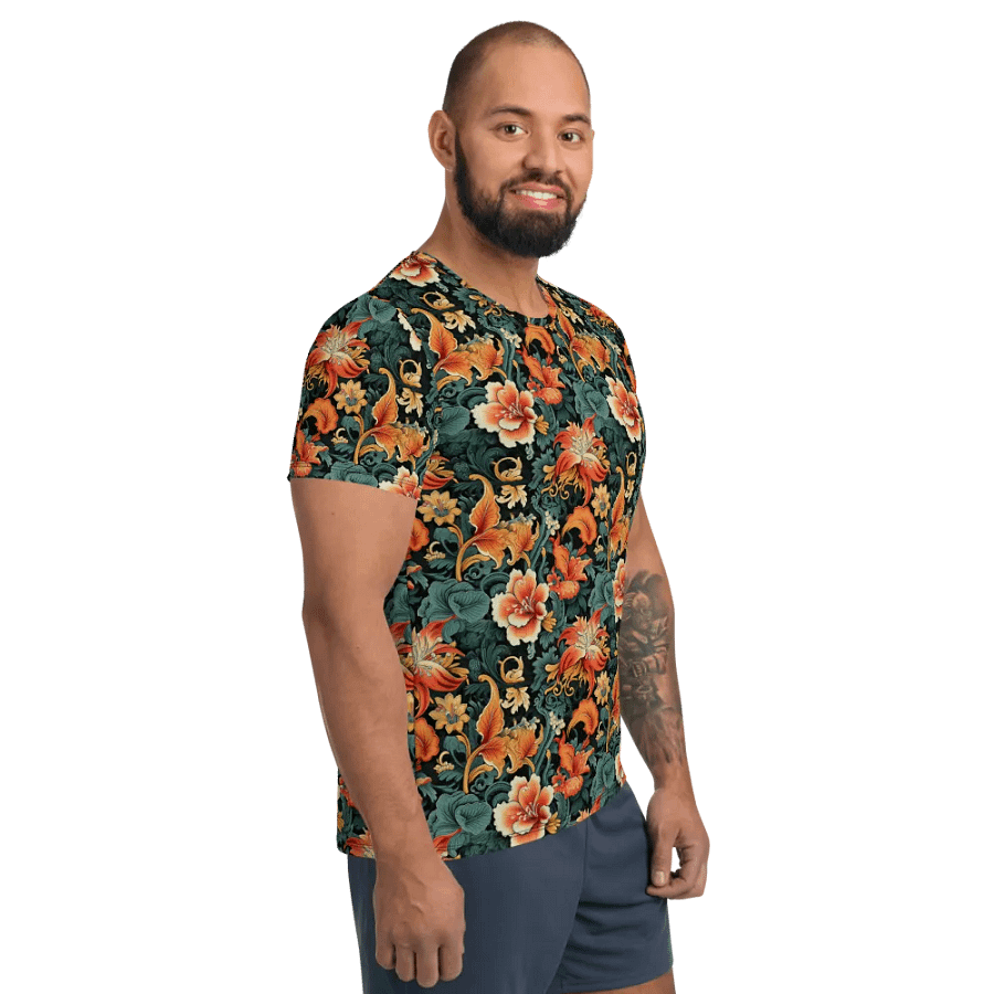 Sunset Flowers | Men´s Athletic T-Shirt product image (4)