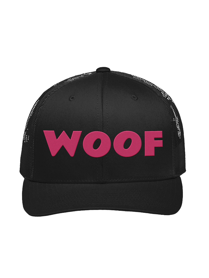 Embroidered WOOF Hat - Pink Thread Collection product image (1)