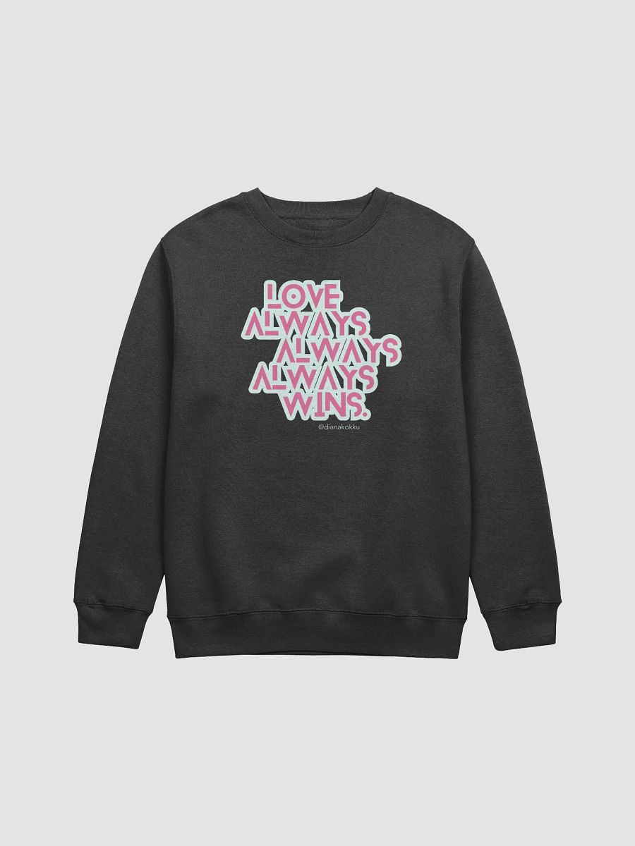 Love Wins Pink Crew Neck product image (1)