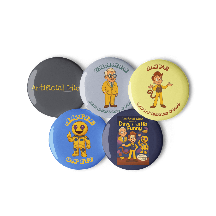 Artificial Idiot Buttons Set product image (3)