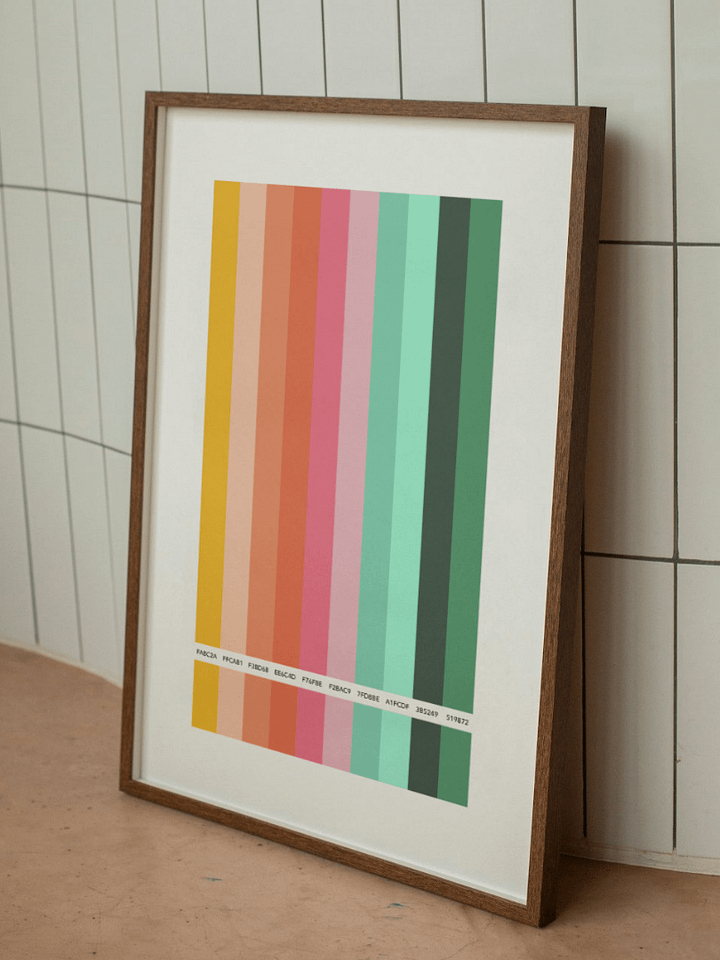 COLOR PALETTE 012 • WALLART DECOR product image (1)