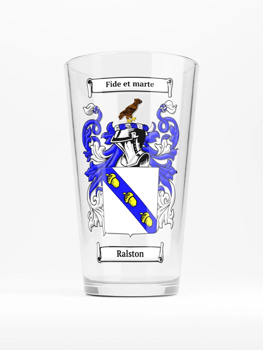 Ralston Family Crest - Shaker Pint Glass product image (1)