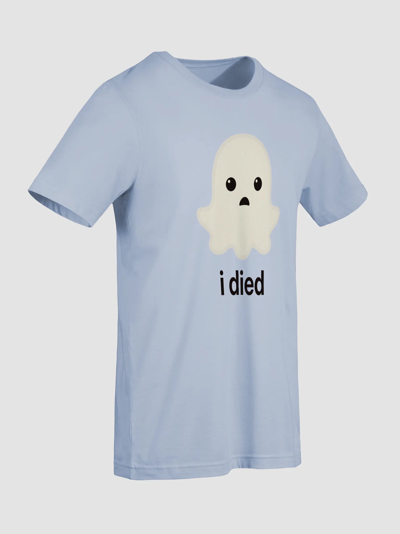 Sad Ghost Simple Tee - Light Color product image (76)