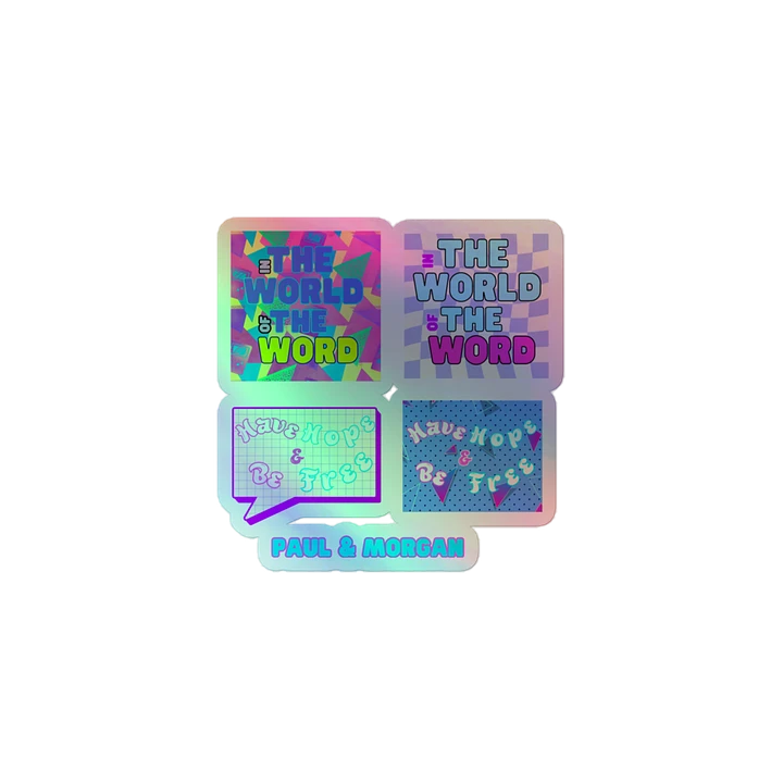 P&M Holographic Stickers product image (1)