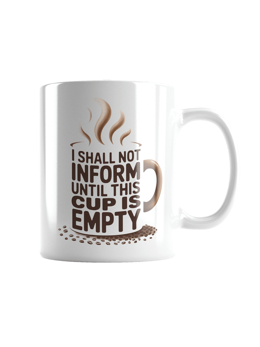 No Informing Before Coffee Human Design Manifestor Mug product image (2)