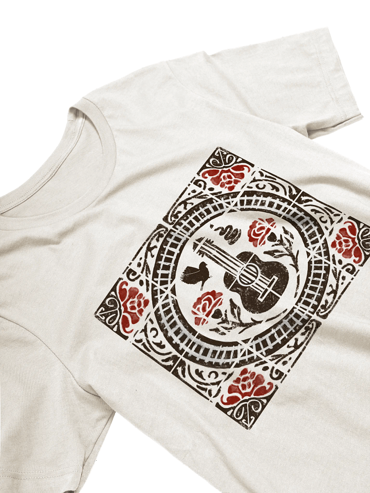 Hadestown Spanish Tile T-Shirt – Bella+Canvas Supersoft Greek Myth Broadway Tee product image (2)