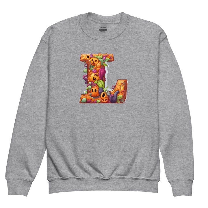 Cute Halloween Monogram Letter L Sweatshirt product image (3)