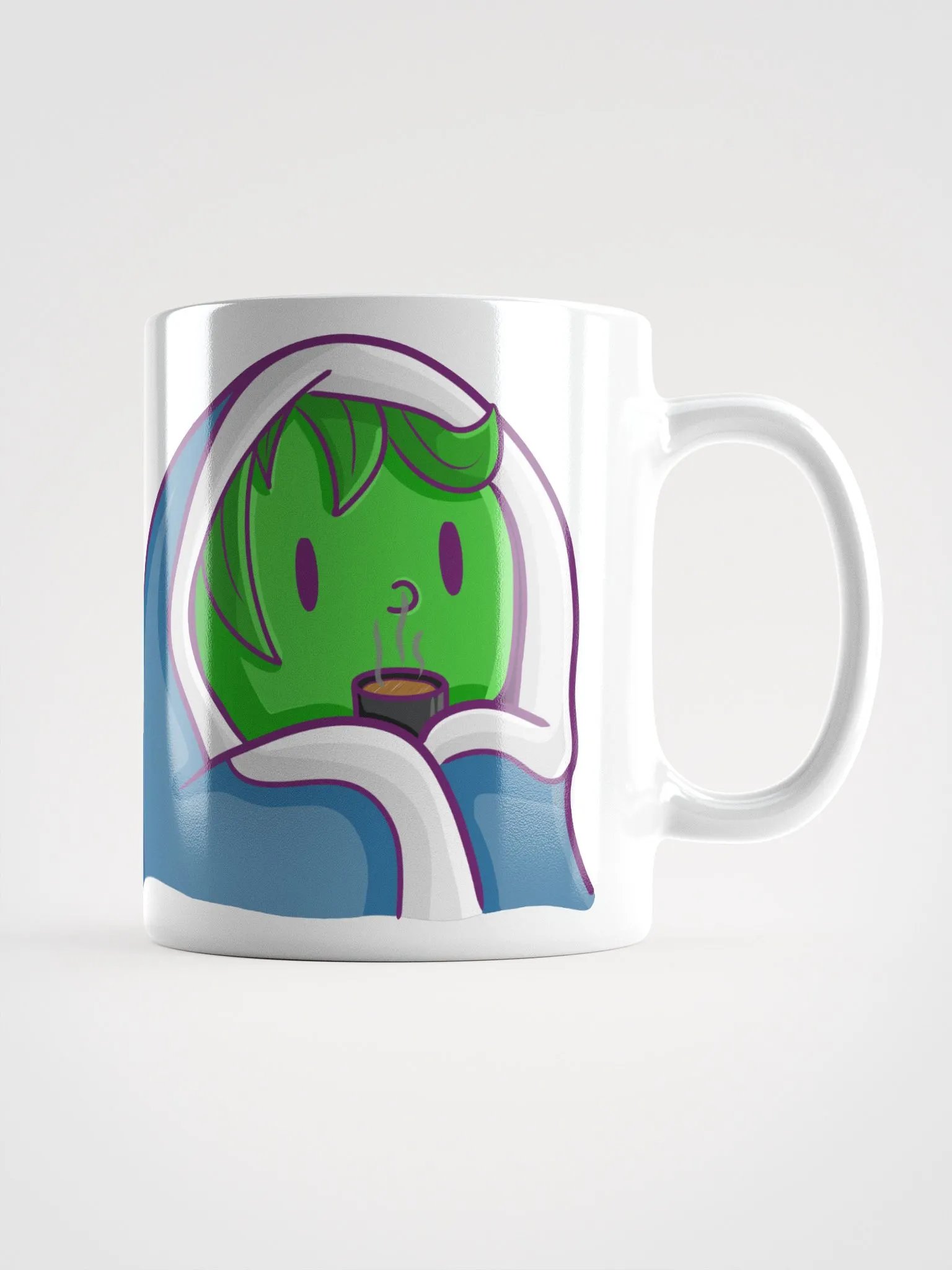 Blue Rose Cuddler Mug | Art by Duck product image (1)