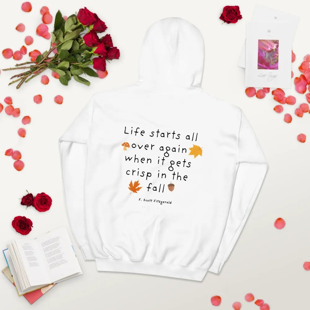 Cozy Fall Hoodie with an Inspirational Autumn Quote product image (11)