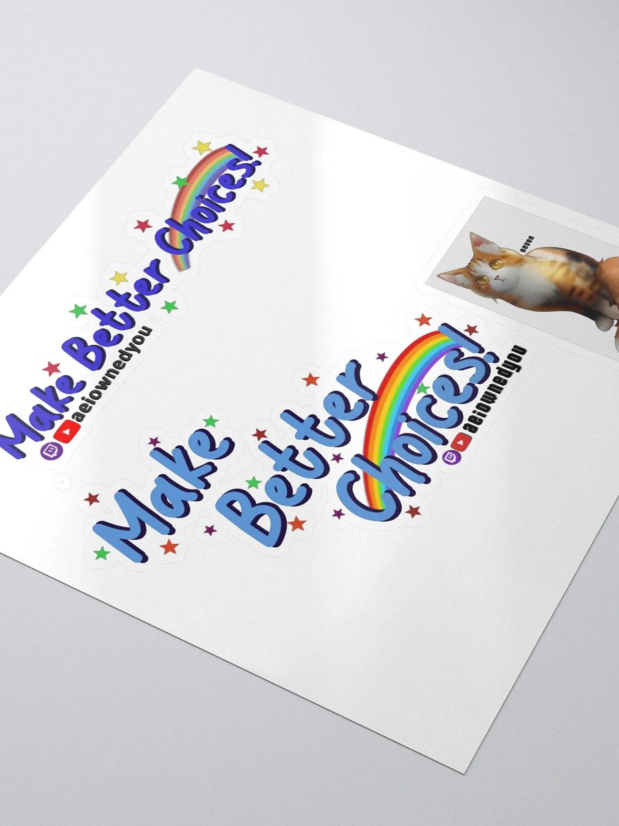Make Better Choices Sticker Sheet product image (3)