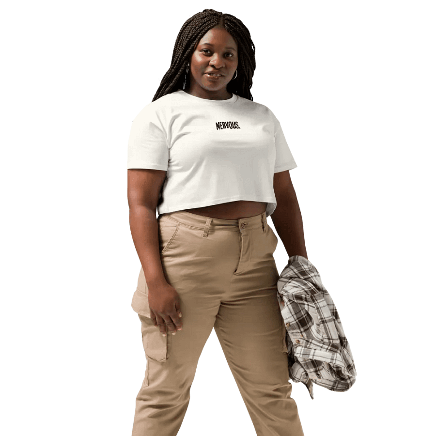 Nervous - Premium Stitched Crop Top product image (10)