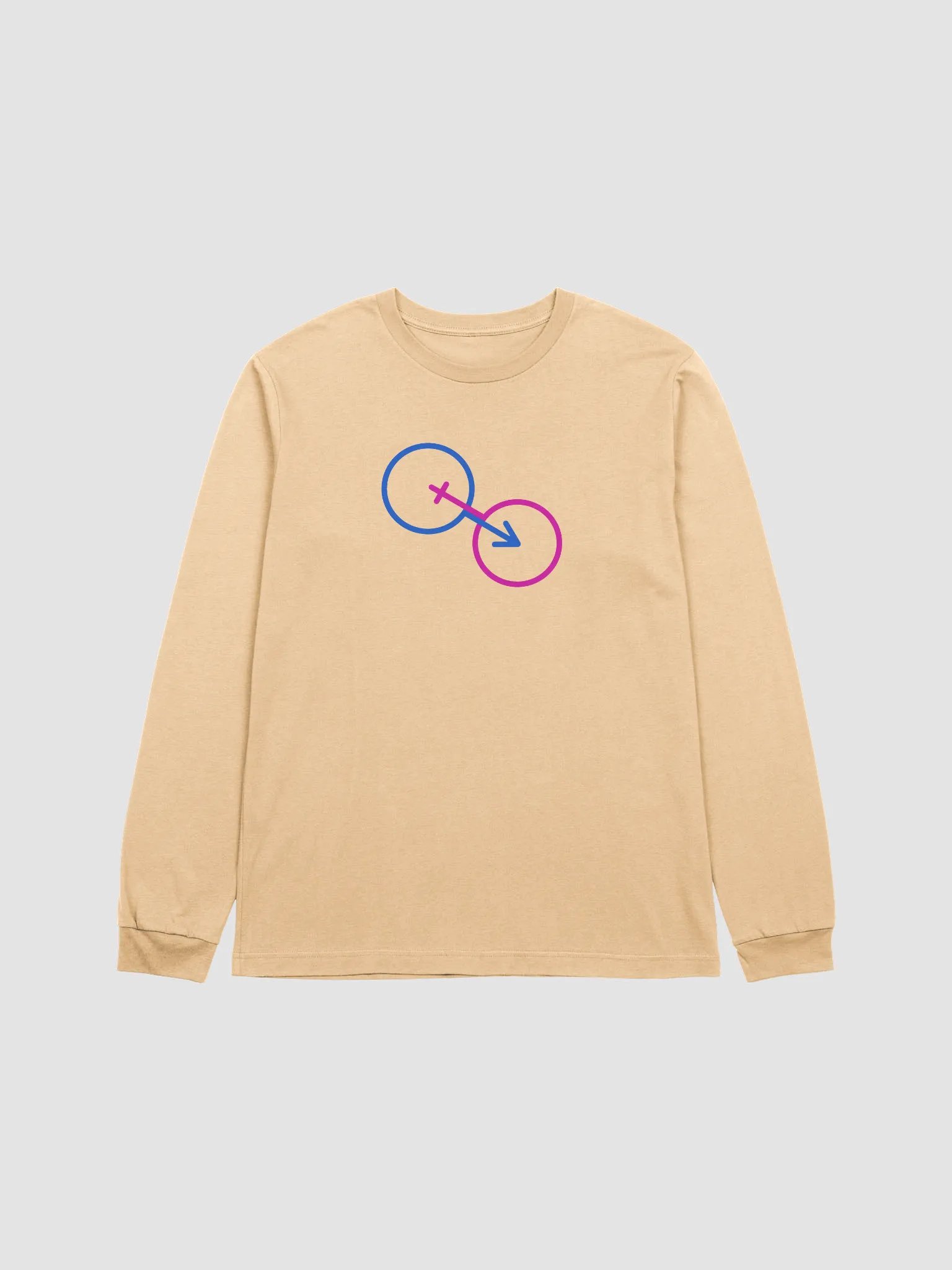 Two Genders Only Symbol Long Sleeve Tee product image (1)
