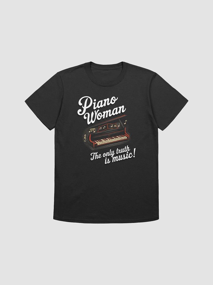 Fun Piano Woman Art Music T-Shirt product image (2)