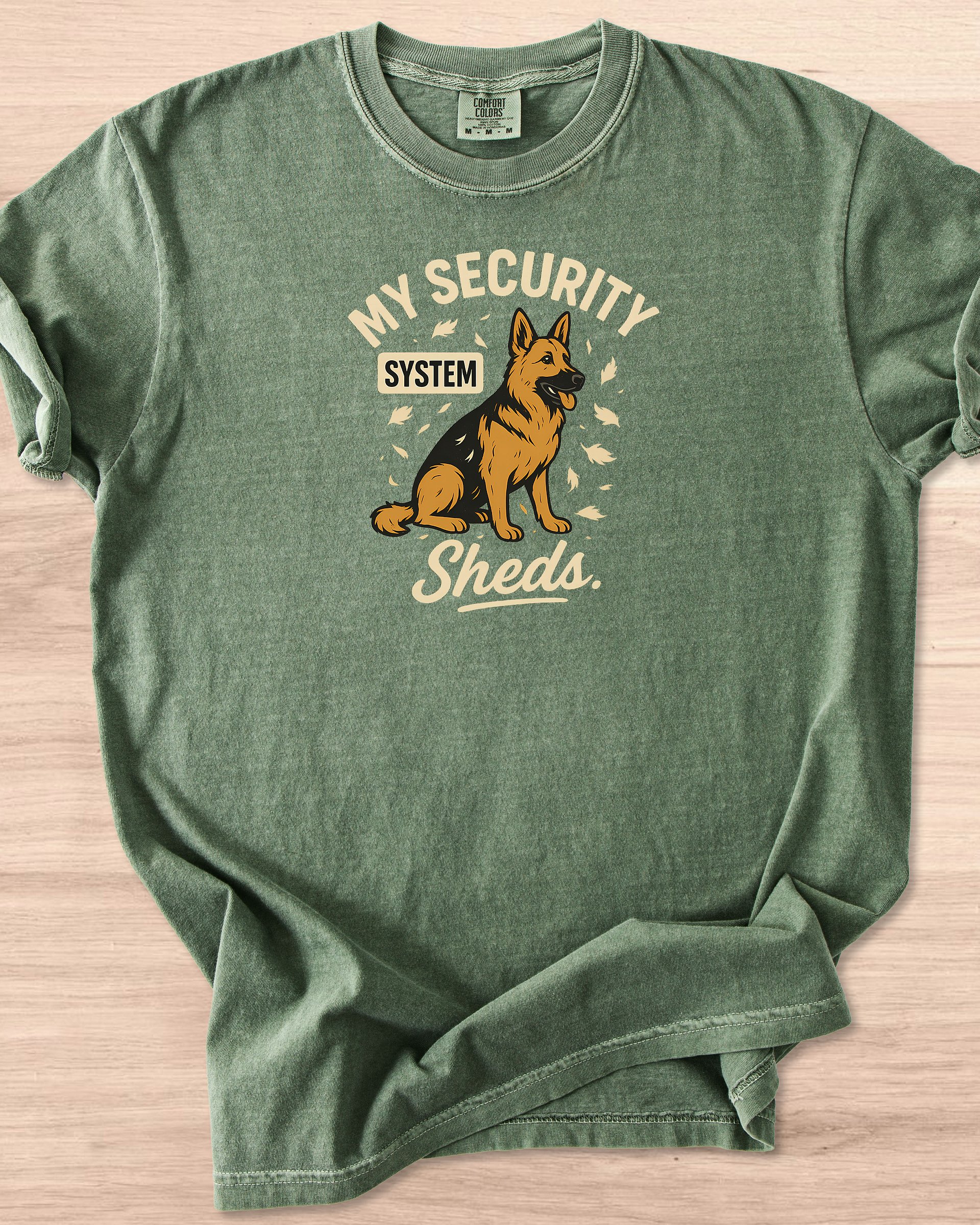 My Security System Sheds (German Shepherd) Tee product image (41)
