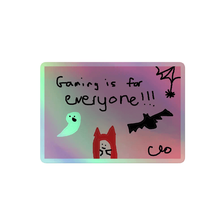The Gaming is for everyone sticker! product image (2)