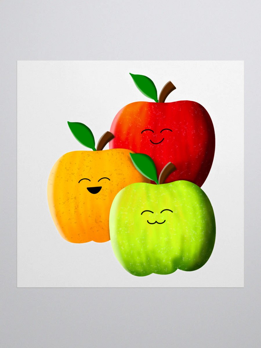 Three Apples Sticker product image (2)