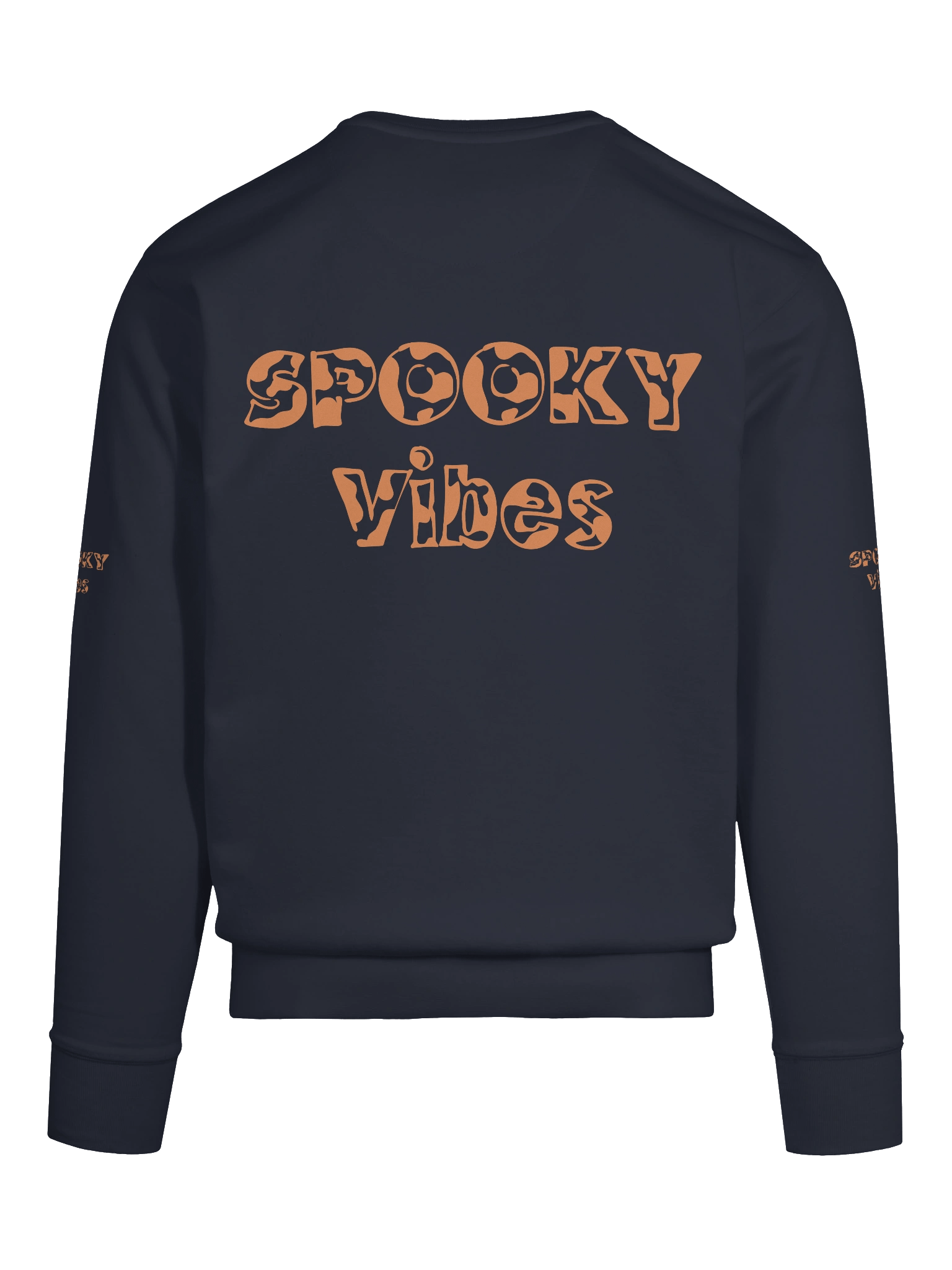 Spooky Vibes Halloween Typography Sweatshirt product image (117)