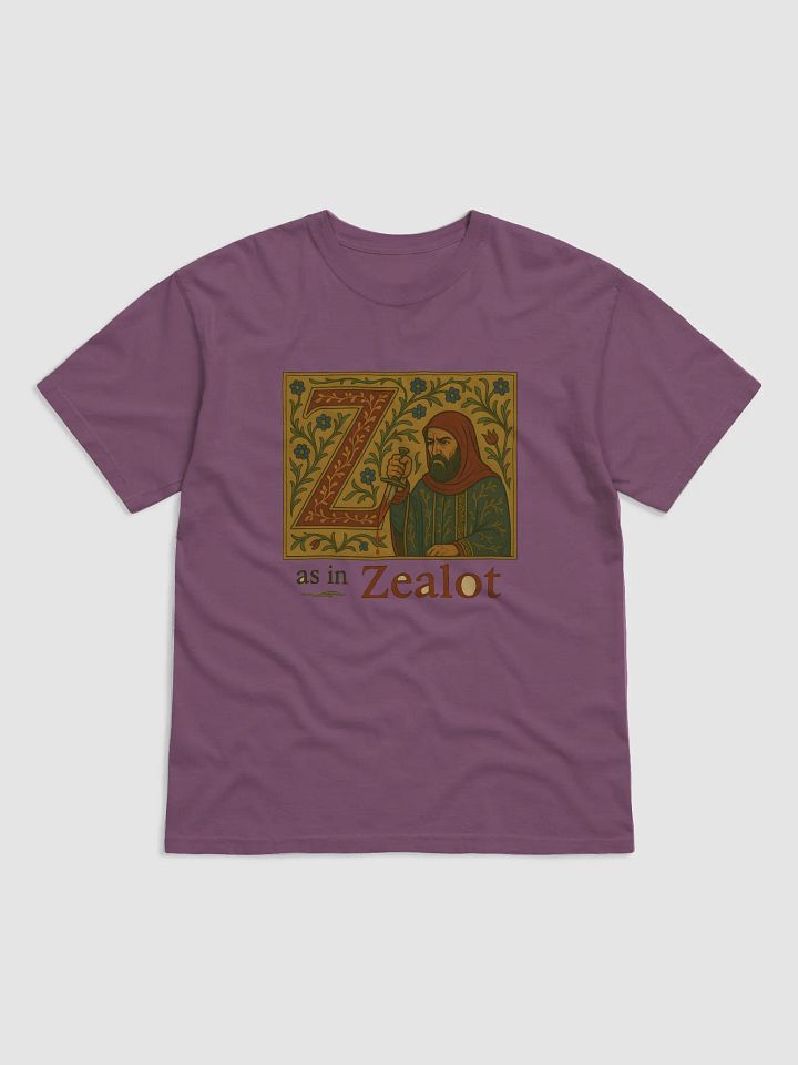 Z as in zealot t-shirt product image (13)