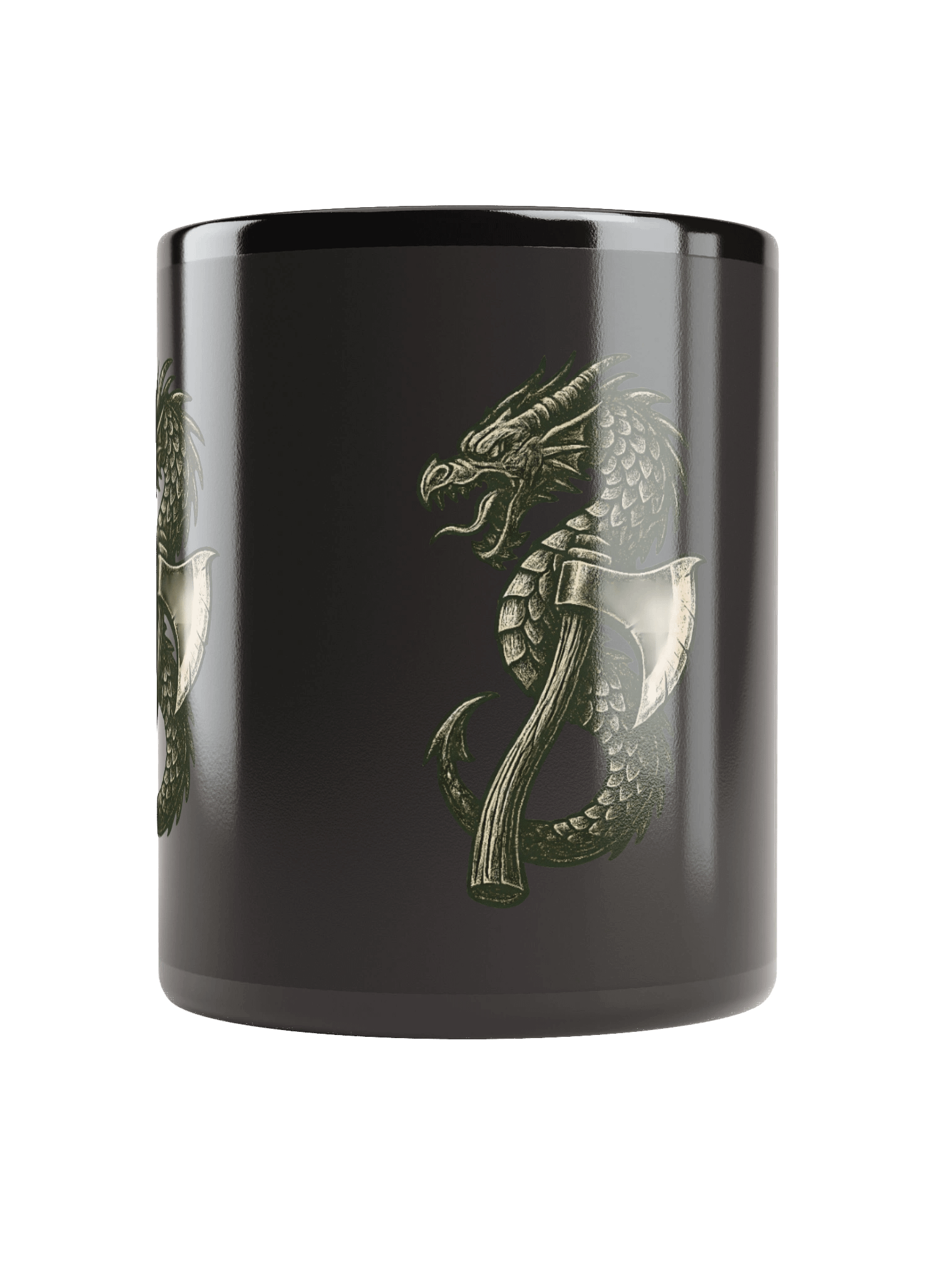 Coffee Mug Rugged Sportsmen Nordic Dragon Axe product image (9)