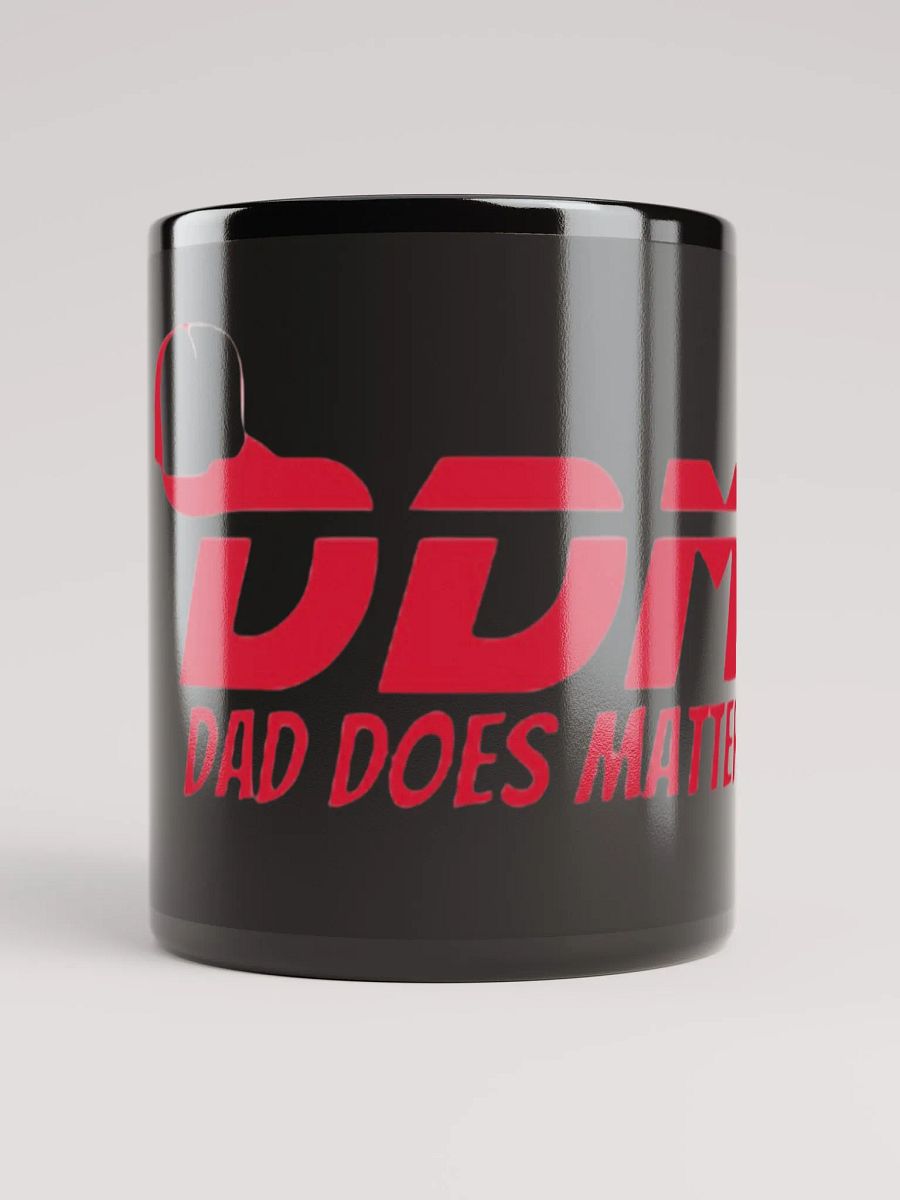 DAD DOES MATTER Black Glossy Mug product image (5)