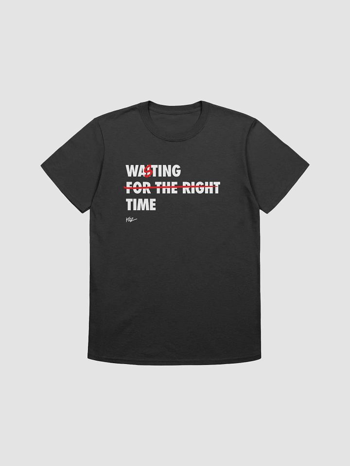 Wasting Time Black Tee - Unisex product image (1)