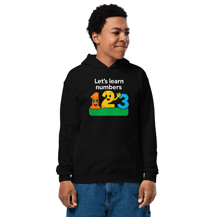 Playful Number Friends Hoodie product image (1)